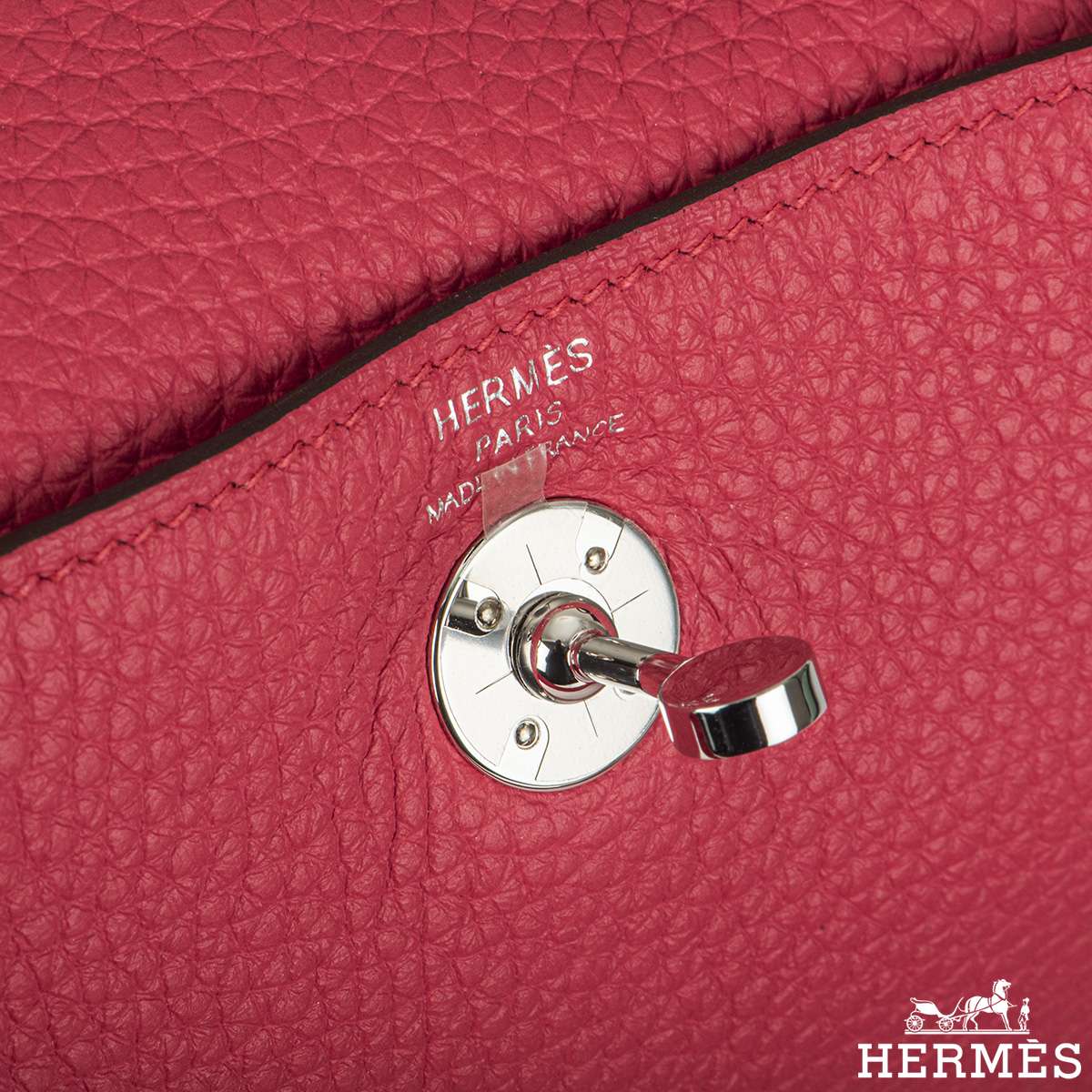 HERMES Lindy Size Mini Rose Extreme Taurillon Clemence– GALLERY